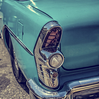 Buy canvas prints of Old Blue Car by Edward Fielding