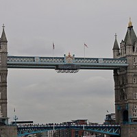 Buy canvas prints of  Tower Bridge London, England by Michael Crawford