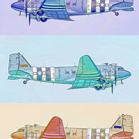 Buy canvas prints of  Douglas C-47A Dakota '2100884'  by John Boud