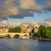 Buy canvas prints of River Seine Paris by Brian Jannsen