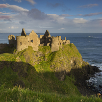 Buy canvas prints of  Dunluce Castle Morning by Brian Jannsen