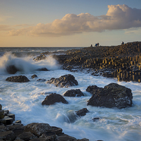 Buy canvas prints of  Giant's Causeway Sunset by Brian Jannsen