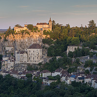 Buy canvas prints of Rocamadour Dawn by Brian Jannsen