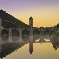 Buy canvas prints of Pont Valentre Cahors by Brian Jannsen