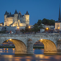 Buy canvas prints of Chateau Saumur - Loire Valley France by Brian Jannsen