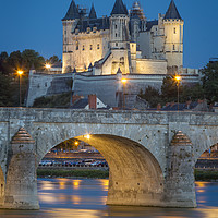 Buy canvas prints of Chateau Saumur - Loire Valley France II by Brian Jannsen