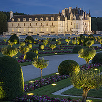 Buy canvas prints of Chateau Chenonceau Garden by Brian Jannsen