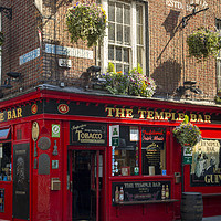 Buy canvas prints of Evening at historic Temple Bar, Dublin, County Eir by Brian Jannsen
