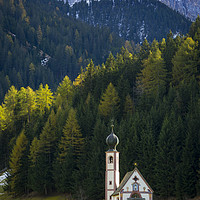 Buy canvas prints of St Johann - Dolomites by Brian Jannsen