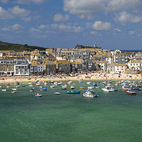 Buy canvas prints of St Ives - Cornwall England by Brian Jannsen