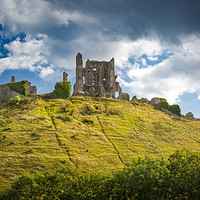 Buy canvas prints of Corfe Castle II by Brian Jannsen