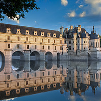Buy canvas prints of Chateau Chenonceau Dawn by Brian Jannsen