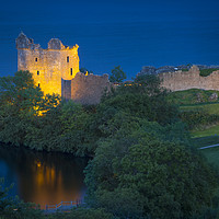 Buy canvas prints of Urquhart Castle Evening by Brian Jannsen