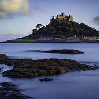Buy canvas prints of Twilight over Saint Michael's Mount by Brian Jannsen