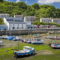 Buy canvas prints of Porthleven Harbour by Brian Jannsen