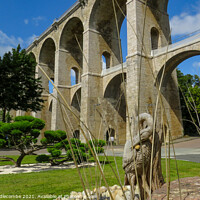 Buy canvas prints of Viaduc of Chaumont by Ann Biddlecombe