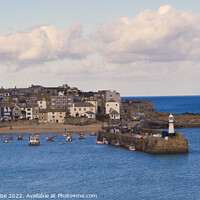 Buy canvas prints of St Ives Harbour by Ann Biddlecombe