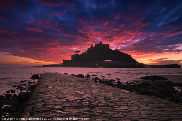 St Michaels Mount in Cornwall   Picture Board by Ann Biddlecombe