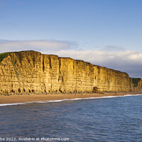 Buy canvas prints of Westbay cliffs also known as broadchurch cliffs by Ann Biddlecombe