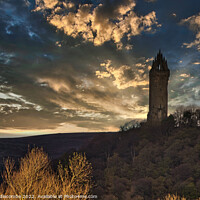 Buy canvas prints of Wallace monument by Ann Biddlecombe