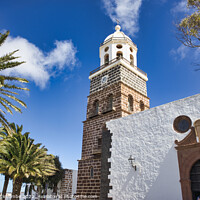 Buy canvas prints of Teguise Church in Teguise by Ann Biddlecombe