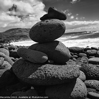Buy canvas prints of Pebble tower by Ann Biddlecombe