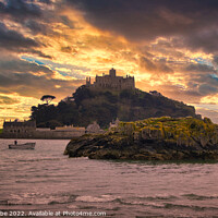 Buy canvas prints of To the rescue at St Michaels Mount by Ann Biddlecombe