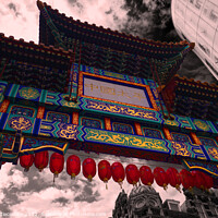 Buy canvas prints of China town in London  by Ann Biddlecombe