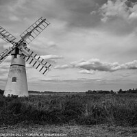 Buy canvas prints of Thurne wind pump by Ann Biddlecombe