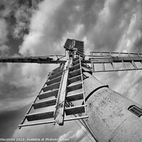 Buy canvas prints of Looking up at Thurne windmill pump by Ann Biddlecombe
