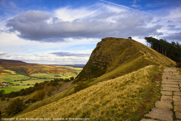 Hollins cross on the walk down from Mam Tor Picture Board by Ann Biddlecombe