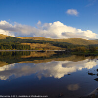 Buy canvas prints of Reflections in Loch Doon by Ann Biddlecombe