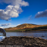 Buy canvas prints of Sphere at Loch Doon by Ann Biddlecombe