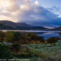 Buy canvas prints of First Frost Loch Doon in Ayrshire Scotland by Ann Biddlecombe