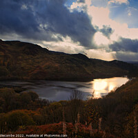 Buy canvas prints of View from Bruces stone over the loch by Ann Biddlecombe