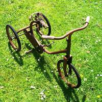 Buy canvas prints of An old Trike by Ann Biddlecombe