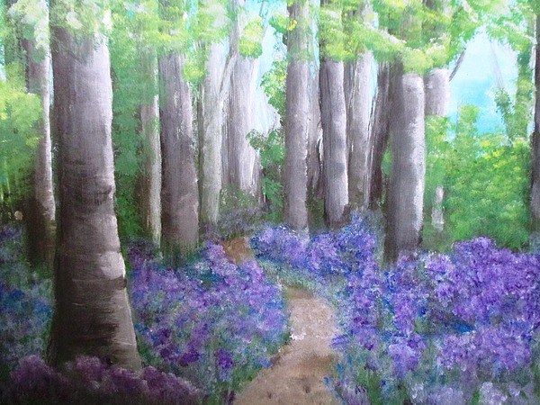 In the woods Picture Board by Ann Biddlecombe