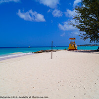 Buy canvas prints of Miami Beach in Barbados by Ann Biddlecombe
