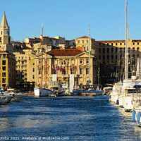Buy canvas prints of The Old Port of Marseille  by Ann Biddlecombe