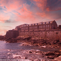 Buy canvas prints of Castle Cornet in Guernsey by Ann Biddlecombe