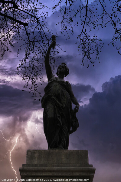 Statue de la liberte Picture Board by Ann Biddlecombe