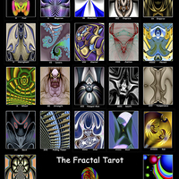 Buy canvas prints of Fractal Tarot Poster by Patricia Fatta