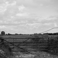 Buy canvas prints of Gate to the Countryside by Liam Gibbins