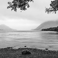 Buy canvas prints of Another Wet Day At Crummock Water, Cumbria by Steven Garratt