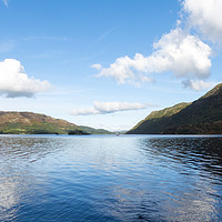 Buy canvas prints of A View Up Ullswater from Mossdale Bay by Steven Garratt