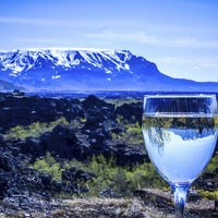 Buy canvas prints of White Wine in Iceland by Peta Thames