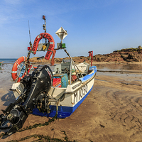 Buy canvas prints of Outboard Motor.   by Peter Bunker