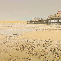 Buy canvas prints of Worthing Pier. by Peter Bunker
