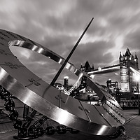 Buy canvas prints of Sundial.  by Peter Bunker
