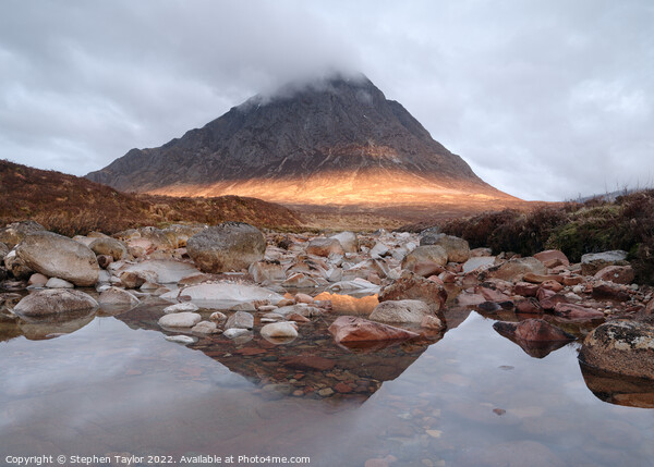 Buacaille Etive Mor Picture Board by Stephen Taylor